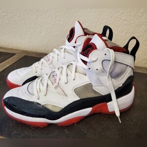 Nike Air Jordan Jumpman Two Trey Shoes White Black Red DO1925-106 Mens Size 12